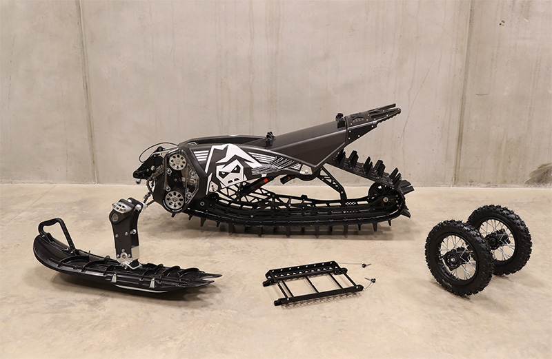 YETI スノーバイクキット137ロング 2026 Mototrax 129 Prototype Unveiled – Snowbike Nation